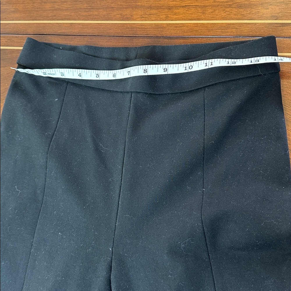 COS Black Straight Leg Tailored Pants Front Slit Minimalist - Picture 4 of 12
